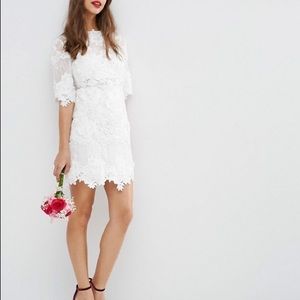 ASOS Bridal Lace Embroidered dress